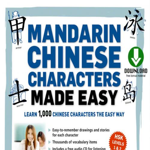 Mandarin Chinese Characters Made Easy - Kluemper,Michael L. & Kit-Yee Nam Nadeau