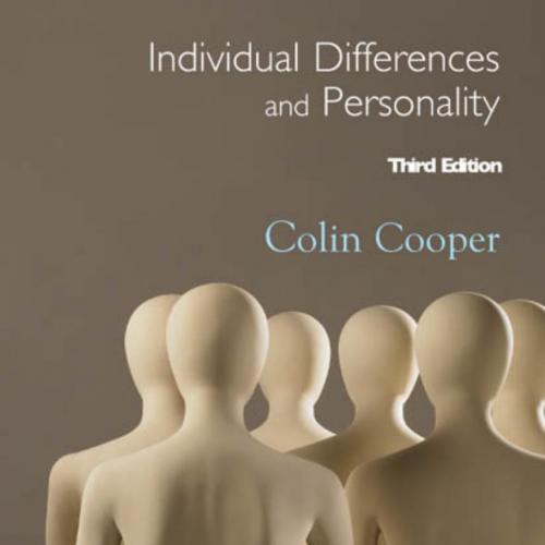 Individual Differences and Personality - Cooper, Colin