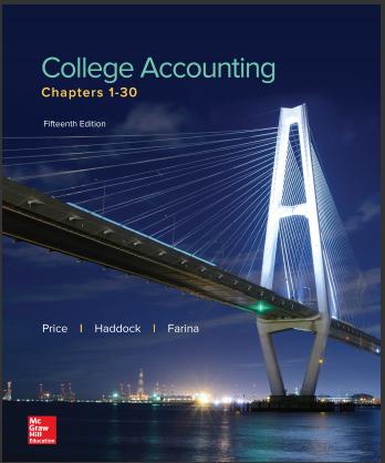 (TB)College Accounting (Chapters 1-30) 15th Edition By_ John Price.zip
