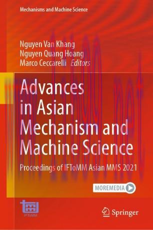 Advances in Asian Mechanism and Machine Science