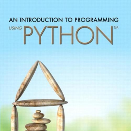 Introduction to Programming Using Python - David I. Schneider, An