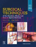 [PDF]Surgical Techniques of the Shoulder, Elbow, and Knee in Sports Medicine