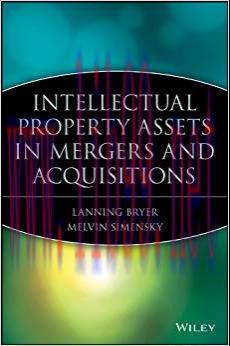 (PDF)Intellectual Property Assets in Mergers and Acquisitions (Wiley Mergers and Acquisitions L...