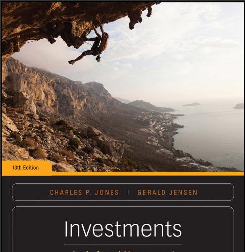 (Test Bank)Investments Analysis and Management 13th Edition by Charles P. Jones.zip