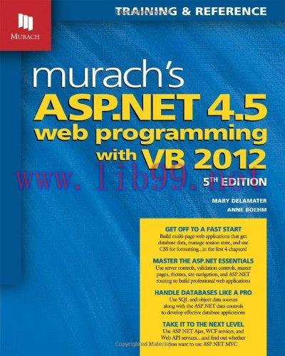 [FOX-Ebook]Murach's ASP.NET 4.5 Web Programming with VB 2012, 5th Edition