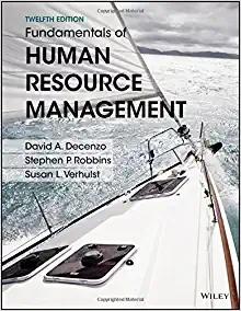 (Test Bank)Fundamentals of Human Resource Management 12th Edition by DeCenzo.zip