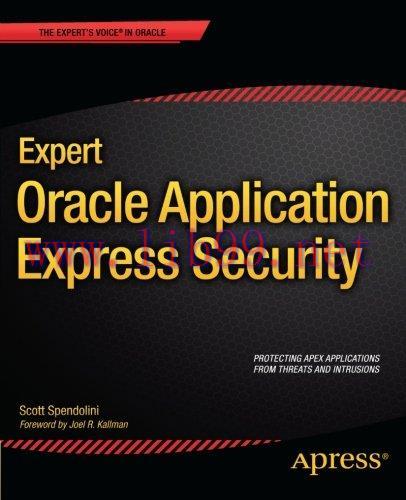 [FOX-Ebook]Expert Oracle Application Express Security
