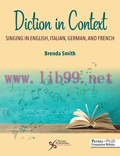 [AME]Diction in Context: Singing in English, Italian, German, and French (Original PDF)