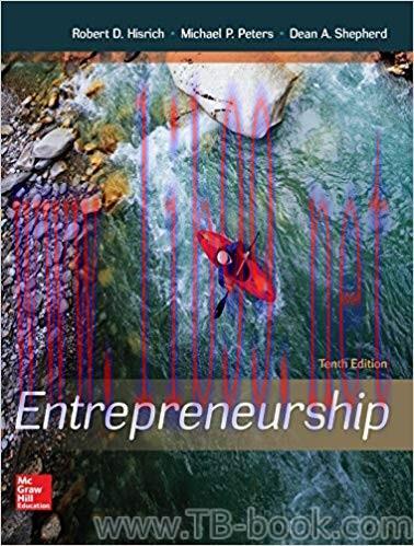 Entrepreneurship 10th Edition by Robert Hisrich 课本