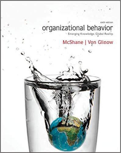 (Test Bank)Organizational Behavior 6th Edition by McShane.zip