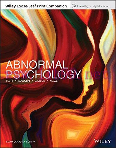 [AME]Abnormal Psychology, Sixth Canadian Edition (EPUB)