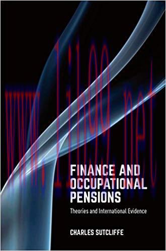 (PDF)Finance and Occupational Pensions: Theories and International Evidence 1st ed. 2016 Editio...