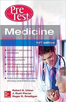 (PDF)Medicine PreTest Self-Assessment and Review, Fourteenth Edition 14th Edition