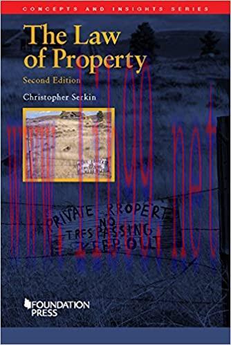 (PDF)The Law of Property (Concepts and Insights)