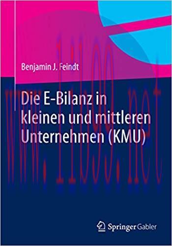 (PDF)Die E-Bilanz in kleinen und mittleren Unternehmen (KMU) (German Edition) 2014 Edition