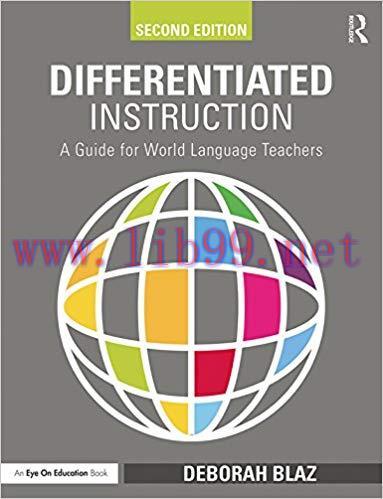 (PDF)Differentiated Instruction: A Guide for World Language Teachers 2nd Edition