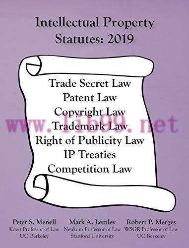 (PDF)Intellectual Property Statutes 2019