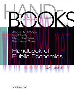 (PDF)Handbook of Public Economics (Handbooks in Economics: Different Titles) 1st Edition