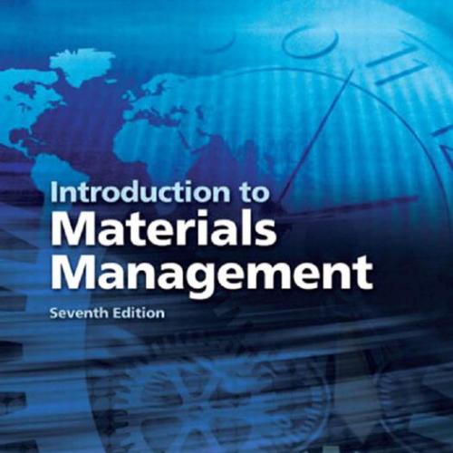 Introduction to Materials Management,7th Edition