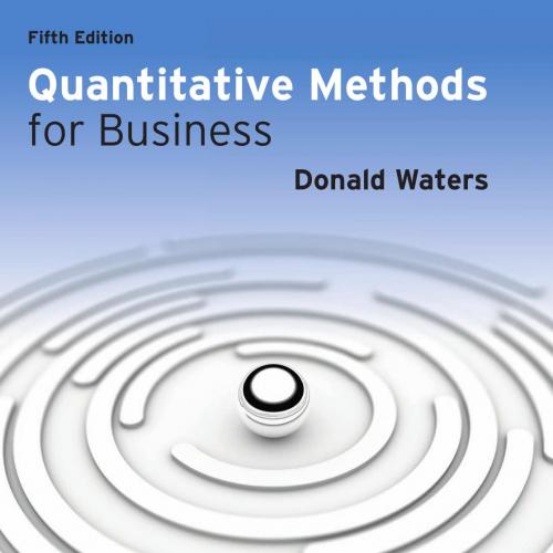 Quantitative Methods for Business 5th Edition