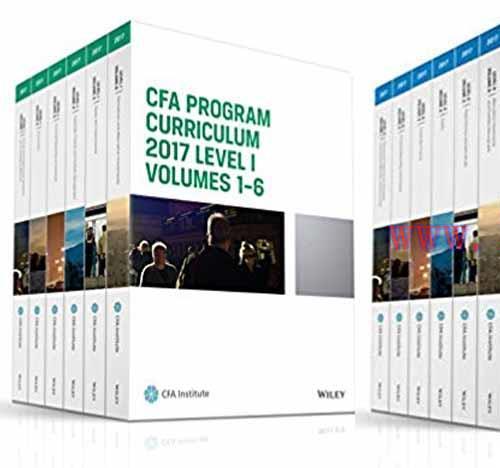 [PDF]CFA Program Curriculum 2017 Level I / Level II / Level III [All 18 Books Set]