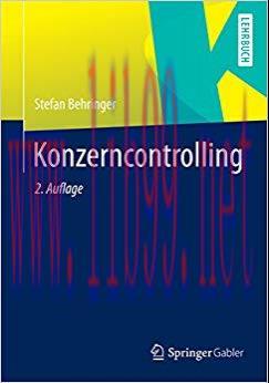 (PDF)Konzerncontrolling (German Edition) 2nd Edition