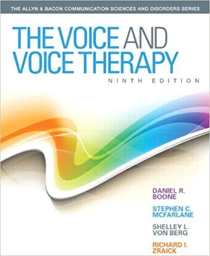 The Voice and Voice Therapy 9th Edition