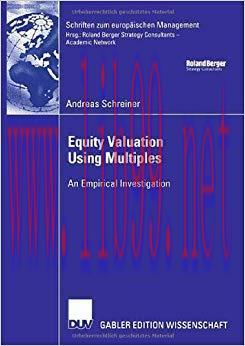 (PDF)Equity Valuation Using Multiples: An Empirical Investigation (Schriften zum europäischen M...