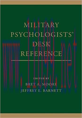 (PDF)Military Psychologists&rsquo; Desk Reference 1st Edition