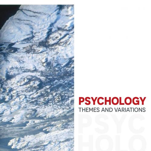 Psychology Themes and Variations 5th Canadian Edition