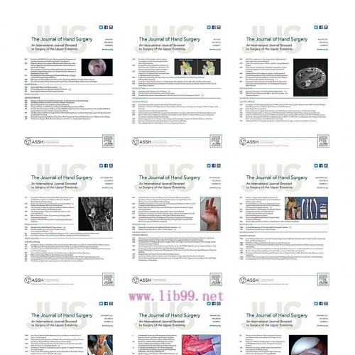 [AME]The Journal of Hand Surgery 2021 Full Archives (True PDF)