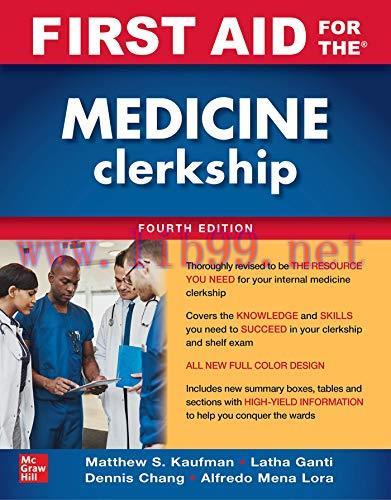 [AME]First Aid for the Medicine Clerkship, Fourth Edition (High Quality PDF)