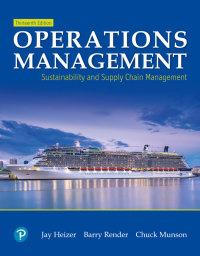 (SM)Operations Management Sustainability and Supply Chain Management 13th Edition by Jay Heizer...