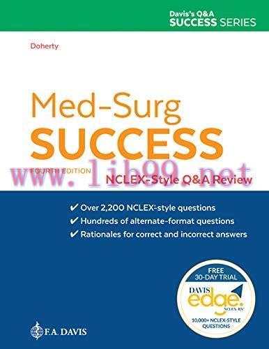[AME]Med-Surg Success: NCLEX-Style Q&A Review, 4th Edition (EPUB)