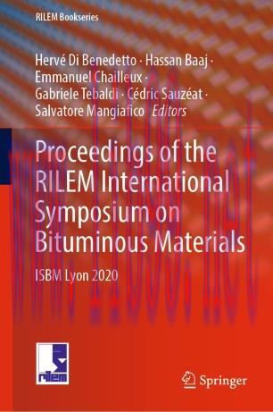 Proceedings of the RILEM International Symposium on Bituminous Materials