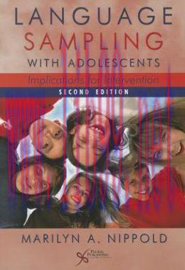 [AME]Language Sampling with Adolescents: Implications for Intervention, 2nd Edition