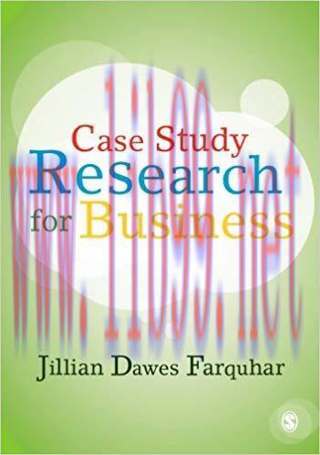 (PDF)Case Study Research for Business 1st Edition
