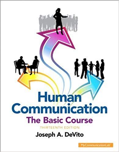 (Test Bank)Human Communication The Basic Course,13th Global Edition.zip