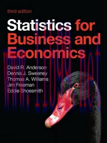 [FOX-Ebook]Statistics for Business and Economics, 3rd Edition