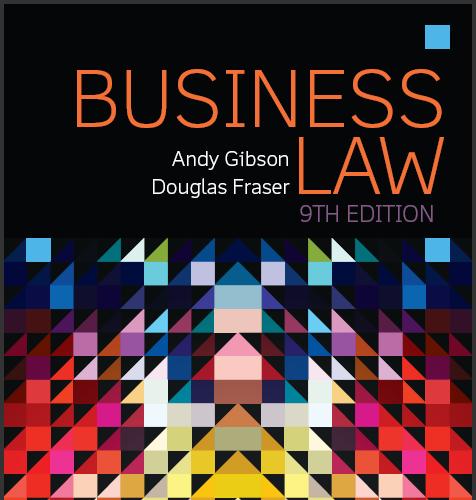 (Solution Manual)Business Law 9th Australia Edition by Andy Gibson 澳洲版.zip