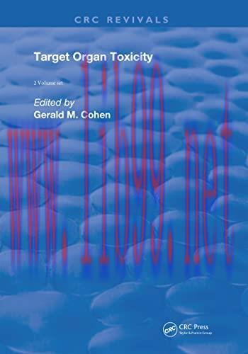 [AME]Target Organ Toxicity: 2 volume set (Original PDF)