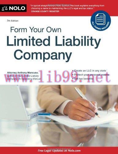 [FOX-Ebook]Form Your Own Limited Liability Company, 7th Edition