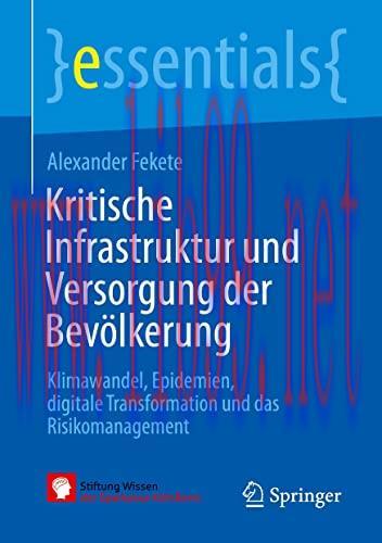 [AME]Kritische Infrastruktur und Versorgung der Bev&ouml;lkerung: Klimawandel, Epidemien, digitale T...