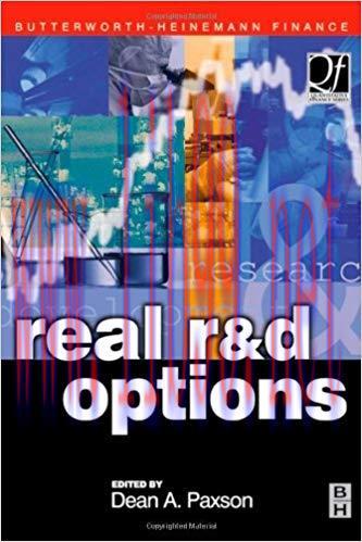 (PDF)Real R & D Options: Theory, Practice and Implementation (Quantitative Finance) 1st Edition