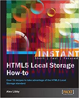 (PDF)Instant HTML5 Local Storage How-to