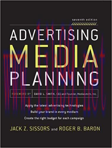 Advertising Media Planning, Seventh Edition 7th Edition,