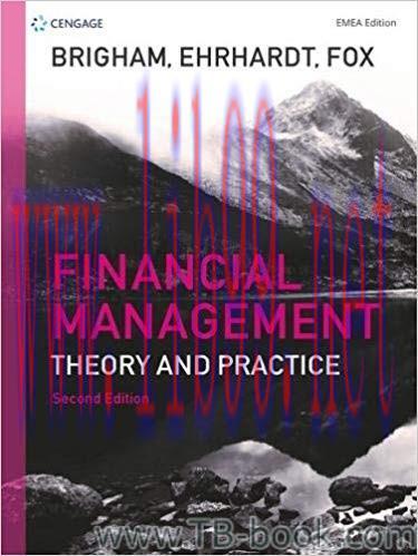 Financial Management EMEA: Theory and Practice 2nd Edition by Michael Ehrhardt 课本