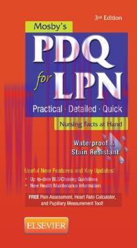 [AME]Mosby's PDQ for LPN, 3e (Original PDF)