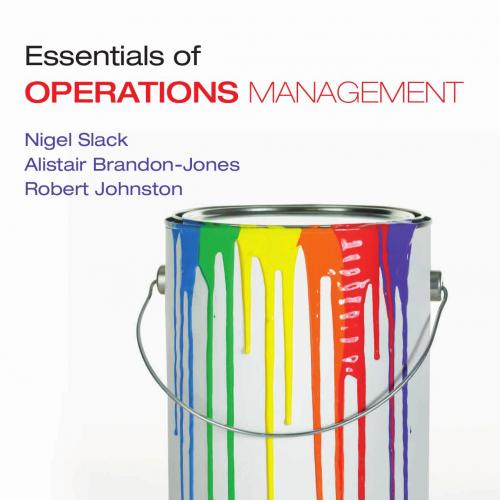 Essentials of Operations Management 1st Edition Slack