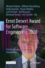 [PDF]Ernst Denert Award for Software Engineering 2020: Practice Meets Foundations
